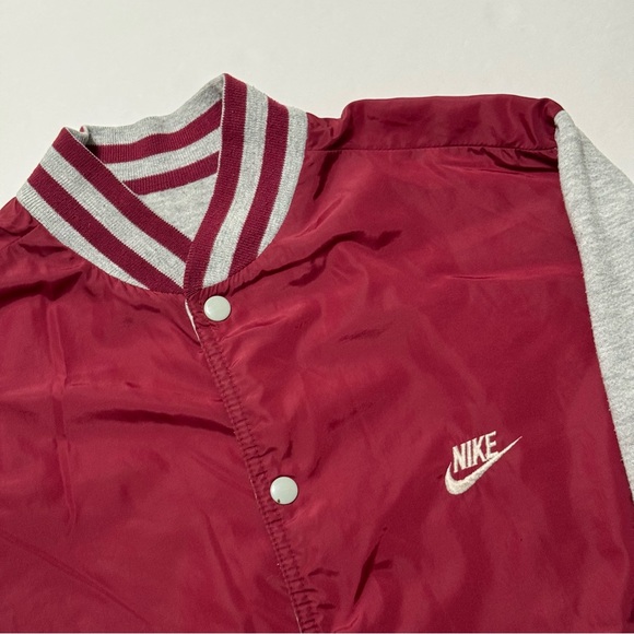 Vintage 90’s Nike Satin Reversible Varsity Jacket - Picture 6 of 13